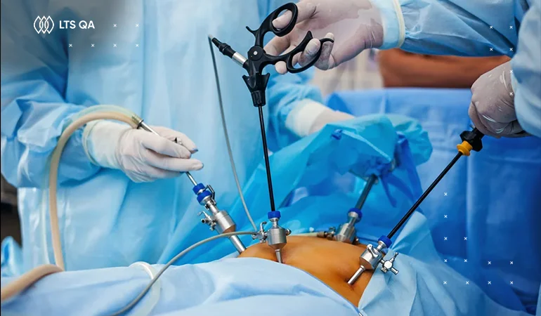 胃バイパス術および右半結腸切除術 における腹腔鏡アノテーション